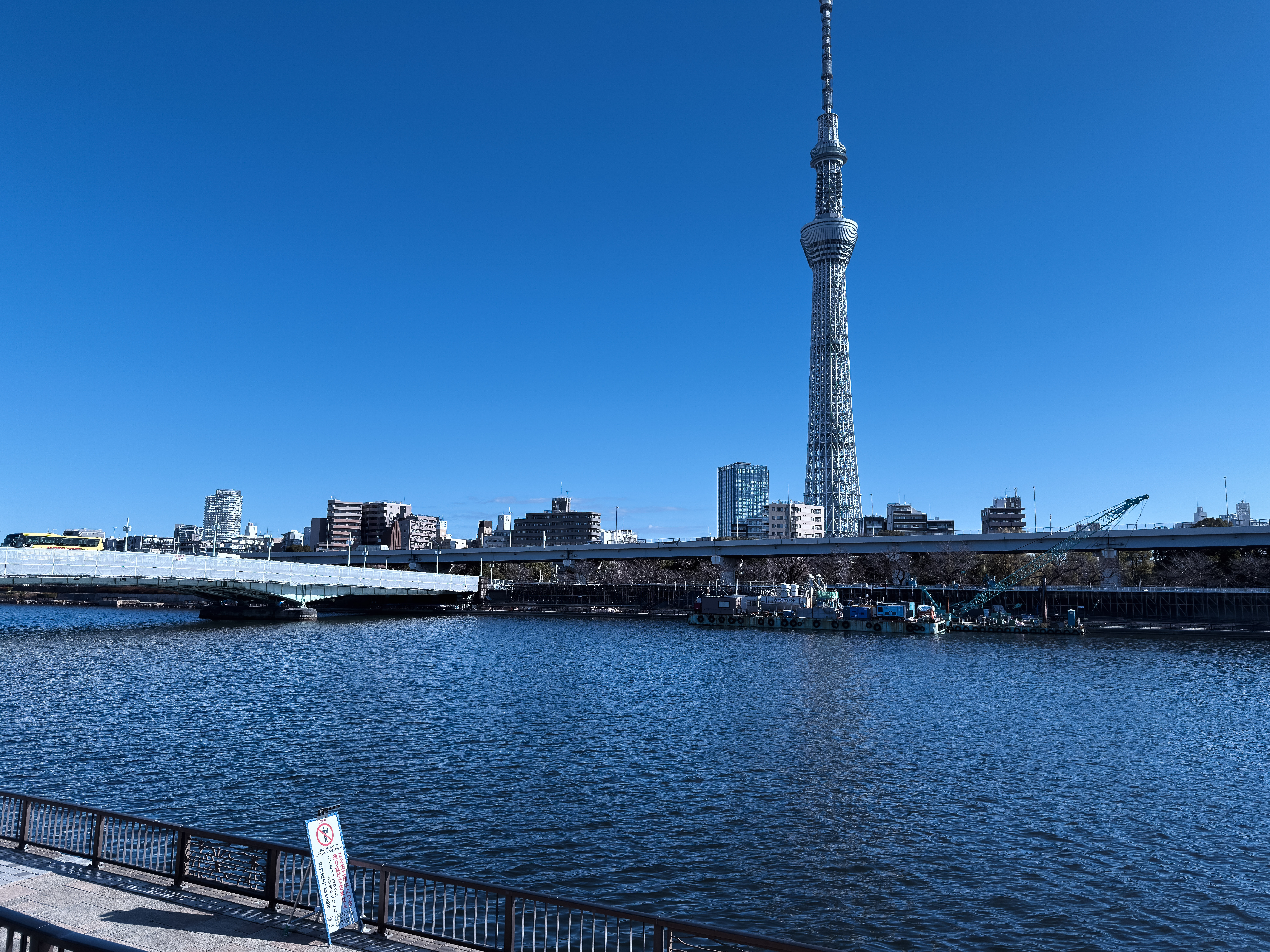 晴空塔-河岸